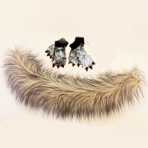 vilka maskas kostīms aste